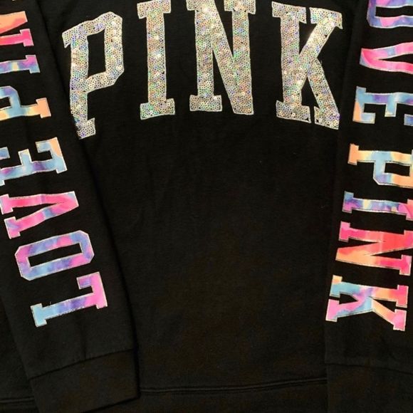 Victoria’s Secret Pink Bling Watercolor Outfit set L - Picture 6 of 11